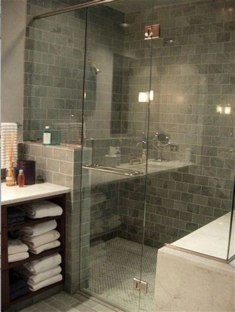 Installation is fairly easy and you could probably do. Contemporary bathroom, blue gray subway tile tile ...