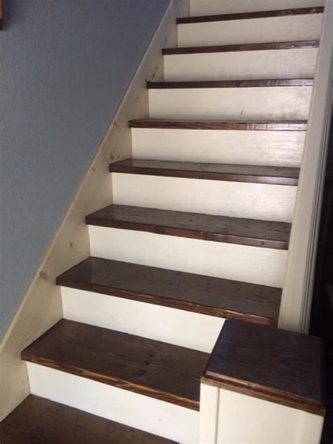 In this video we tackle how to install stair skirt boards. How to make a skirt board for preexisting stairs. | Stairs ...