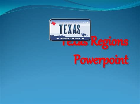 Texas Regions Powerpoint Can You Name The Regions