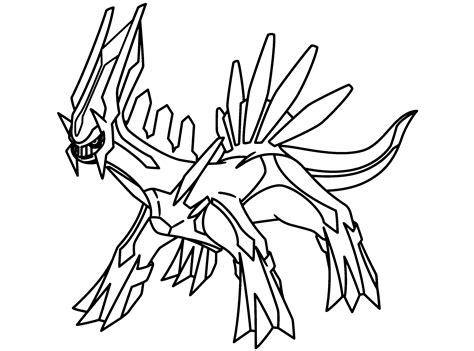 Coloriage Dialga Pokemon À Imprimer Kleurplaten