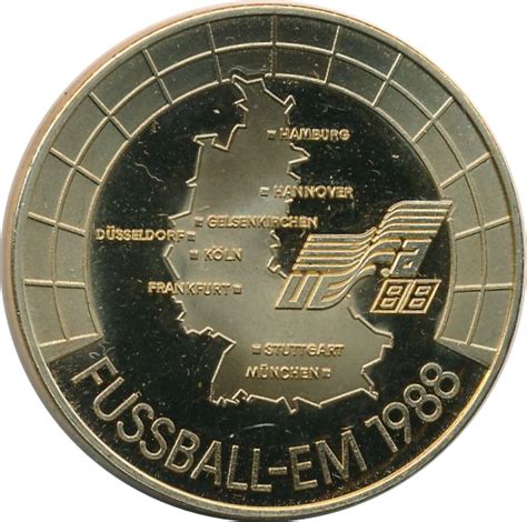 1988 münze fußball em europameisterschaft seoul olympic games. Token - Fussball-EM 1988 - * Tokens * - Numista