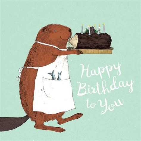 Crumb Beavers Birthday Log Happy Birthday Funny Birthday Pictures