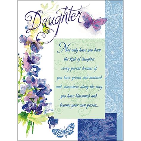 Browse between sweet, funny, romantic and many more birthday wishes for everyone and every occasion and make your loved ones happy on their special day! Birthday Card - Daughter: One incredibly delightful, wonderful person.