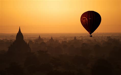 Balloon Over Bagan Myanmar 2012 Foto And Bild Asia Myanmar Southeast