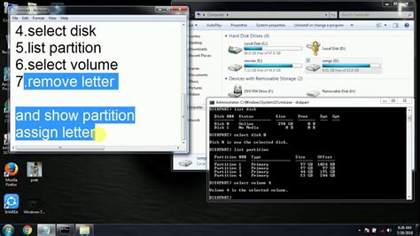 How To Hide And Show Partition By Cmd On Pc Youtube