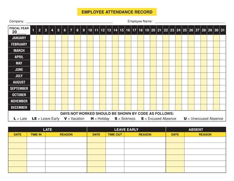 Printable Attendance Sheet Examples 14 Pdf Word Examples