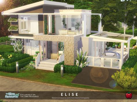 Elise House No Cc By Melapples From Tsr • Sims 4 Downloads