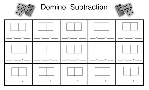12 Best Images of Domino Doubles Worksheet - Domino Addition Worksheet