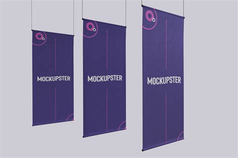Hanging Banner Mockup In 2021 Hanging Banner Banner Vinyl Banners