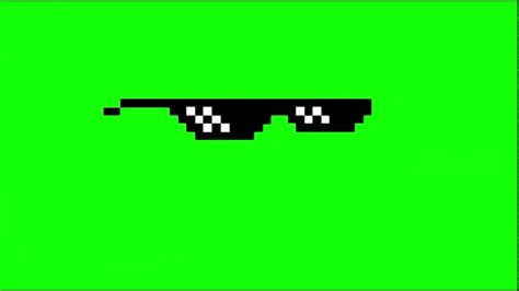 Swagger Mlg Glasses Green Screen Youtube