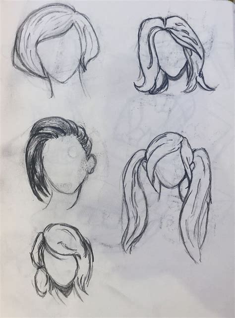 Hair Styles How To Draw Hair Creative Drawing Drawings