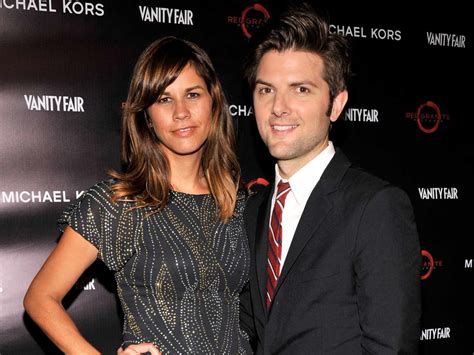 Who Is Adam Scott S Wife All About Naomi Scott