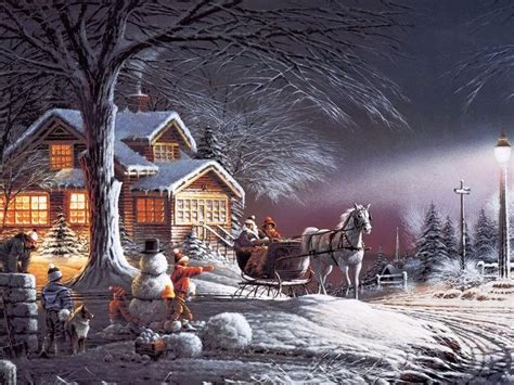 Christmas Winter Wonderland Wallpapers Top Free Christmas Winter
