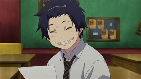 Pin By Binsual On Who Loves When Rin Has A Hair Clip In His Hair Blue Exorcist Rin Blue