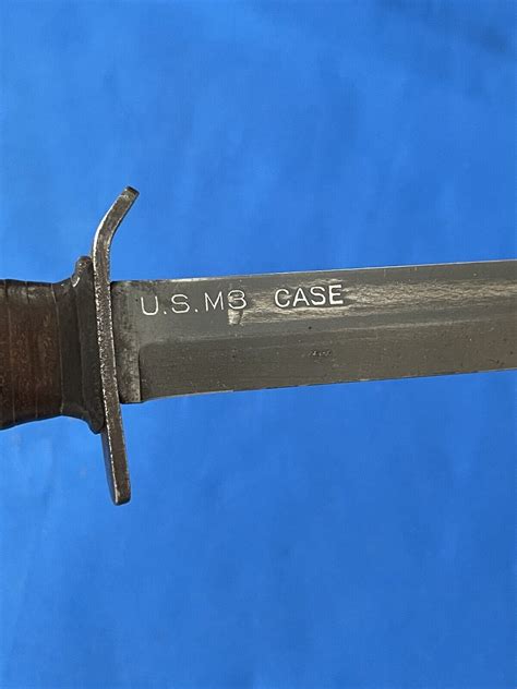Mavin Rare Wwii 2 Usm3 Us M3 Case Blued Blade Marked Trench Fighting