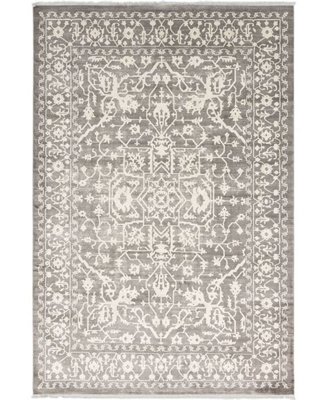 Bridgeport Home Norston Nor1 Gray Area Rug Collection And Reviews Rugs