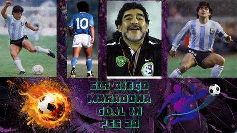 Complete look at the earliest soccer cards for diego maradona, including key rookies list as well as a memorabilia and apparel buying guide. SIR DIEGO MARADONA GOAL IN PES 20 - YouTube