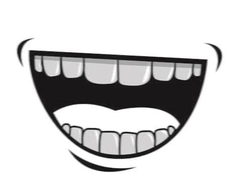 Cartoon Mouth And Teeth Vector Set Eps Uidownload