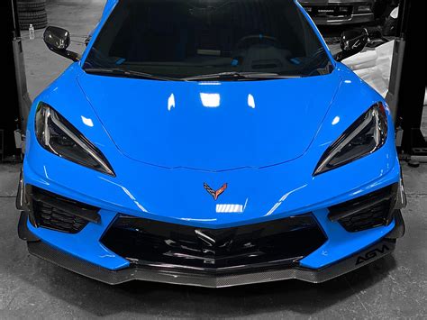 2020 C8 Corvette Front Splitters Agmotorsports