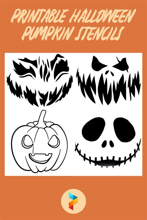 5 Best Printable Halloween Pumpkin Stencils