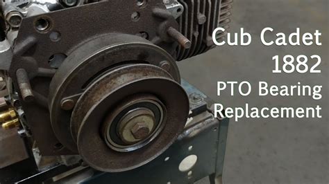 Pto Bearing Replacement Cub Cadet Restoration Project Youtube