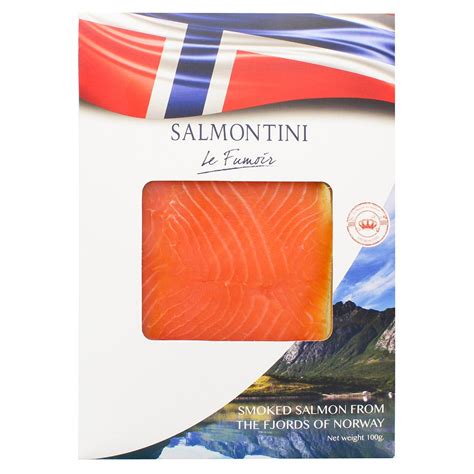 Alosraonline Salmontini Smoked Salmon From The Fjords Of Norway 100g