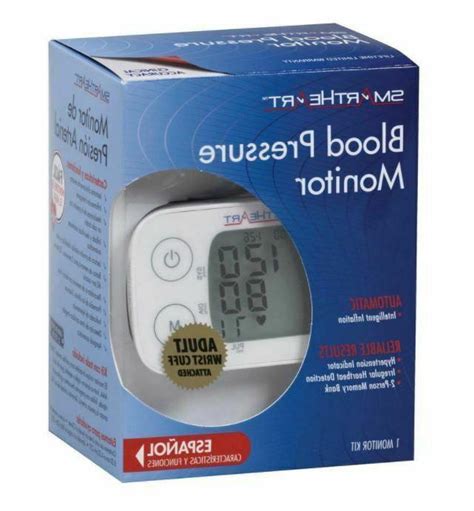 Smartheart Blood Pressure Monitor Wrist Cuff Model 01 541