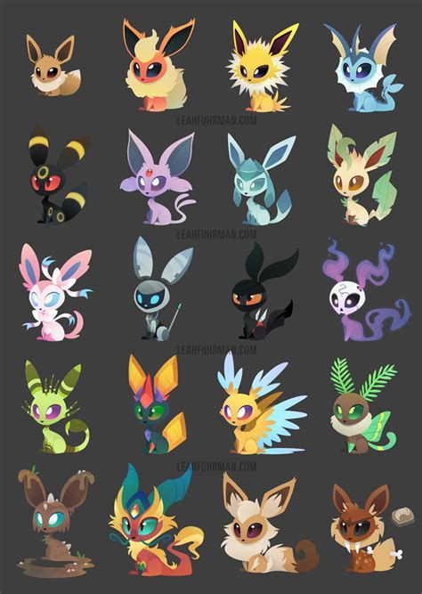 The Pokemon Characters Are All Different Colors And Sizes But There Is No Image To Describe