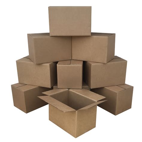 Ubmove 10 Small Moving Boxes 16x10x10 Cardboard Box