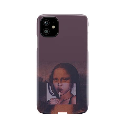 Mona Lisa Sucking Lollipop Phone Case Chief T Shirt