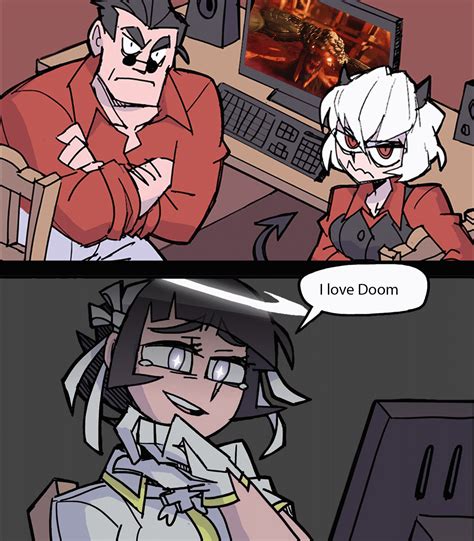 Everyone Loves Doom Helltaker Anime Memes Funny Funny Gaming Memes Anime Funny