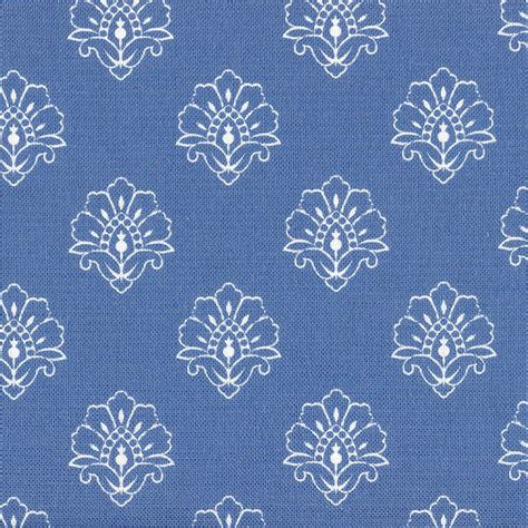Jhansi Fabric Indian Blue Meg Morton Lino Print Pattern Print Design Pattern Ikat Pattern