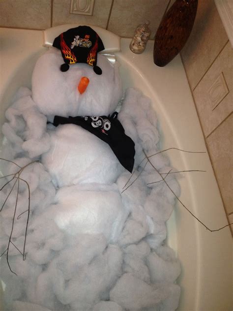 Enjoy free shipping on most stuff, even big stuff. Snowman in the bathtub | Snowman, Holiday sales, Dream ...