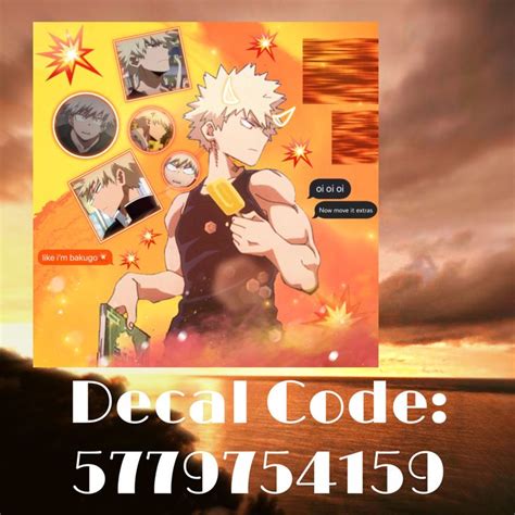 Bakugou Decal Anime Decals Bloxburg Decals Codes Bloxburg Decal Codes