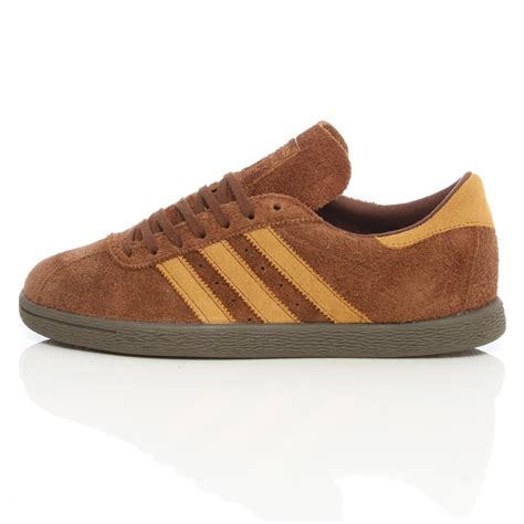 New Mens Adidas Originals Brown Suede Tobacco Trainers Shoes D65418 Uk