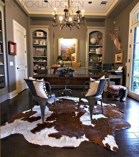Layered Cowhide Rugs 1000 In 2020 Home Office Design Home Home