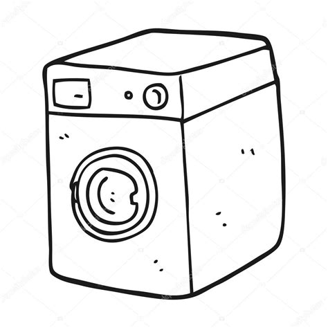 Dibujos lavadora para colorear lavadora de blanco y negro de dibujos