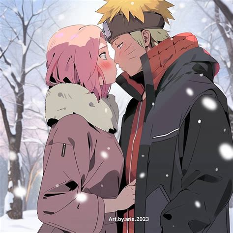 Narusaku Winter By Narutobyari On Deviantart