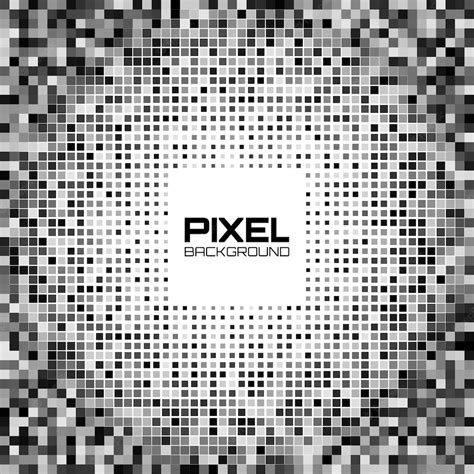 Premium Vector Abstract Dark Gray Pixel Background Vector Illustration
