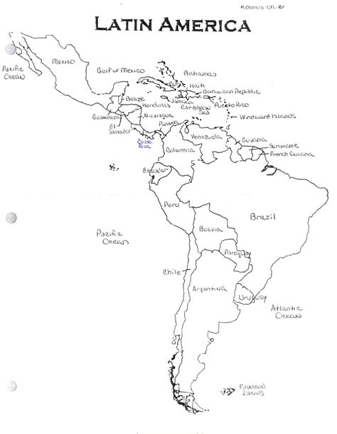 Latin America Map Quiz Printable Printable Maps