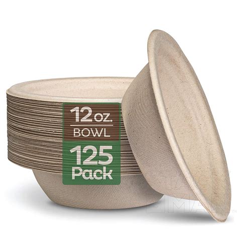 Tableware Disposable Tableware Aneco 30 Pack Paper Bowls 3 Size