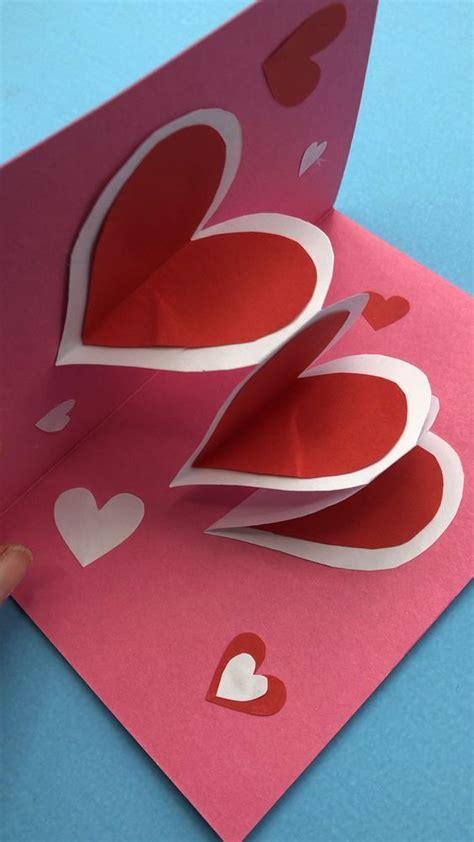This Is A Super Easy Pop Up Heart Card That The Kids Will Adore Making