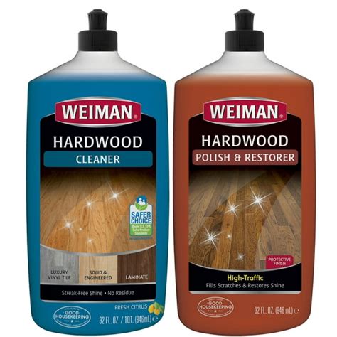 Weiman Floor Liquid Wood Cleaner And Polish Fresh And Citrus Scent 32