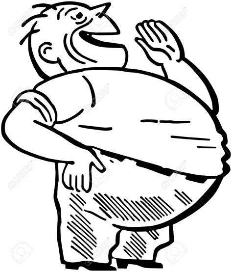 Fat Man Drawing at GetDrawings | Free download