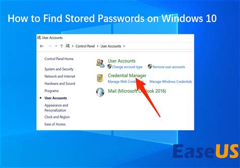 How To Find Stored Passwords On Windows Quick Ways