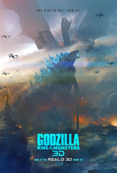Godzilla King Of The Monsters Gets Three Killer New Posters As Tickets