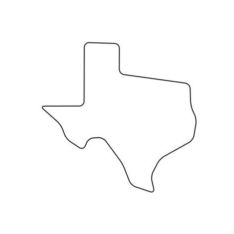 Texas Shape Vector At Getdrawings Free Download