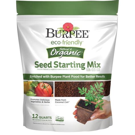 We did not find results for: Burpee Eco-Friendly Natural & Organic Seed Starting Mix ...