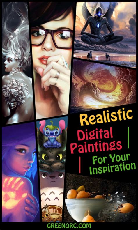 Realistic Digital Painting Ideas For Your Inspiration Greenorc