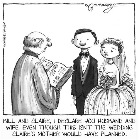 15 Uncomfortable Cartoons About Weddings That People Getting Married